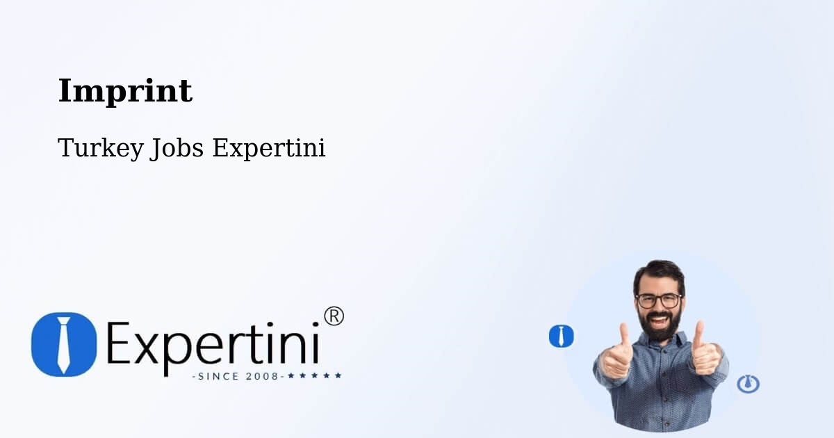 Imprint – Eldivan - Turkey Jobs Expertini